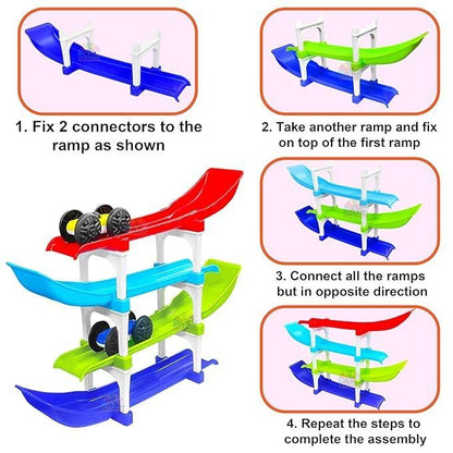 Ramp Racer, Multi level Ramp Racing Car Toy Set